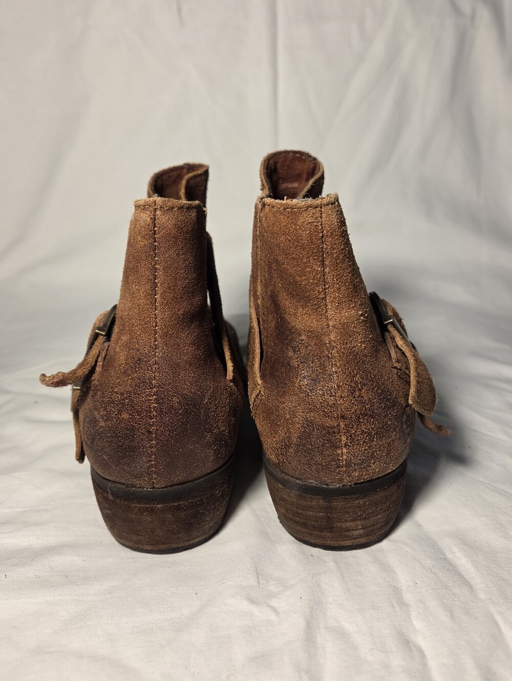 Born Moringa Brown Suede Ankle Booties 8.5M - Picture 7 of 10